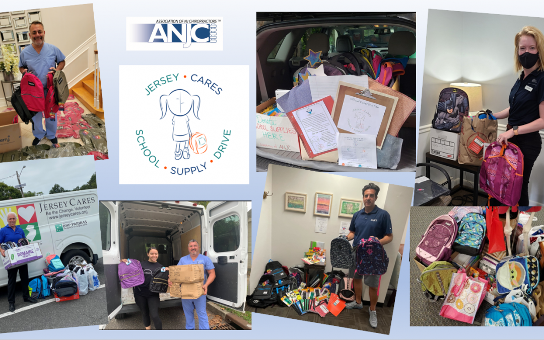 ANJC Member Doctors Collect Nearly 800 Backpacks, Loads of School Supplies for NJ Children