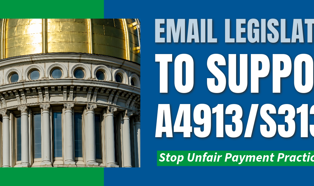 Email Legislators to Support A4913/S3133