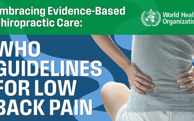New WHO Guideline Endorses Chiropractic Approach for Chronic Low Back Pain