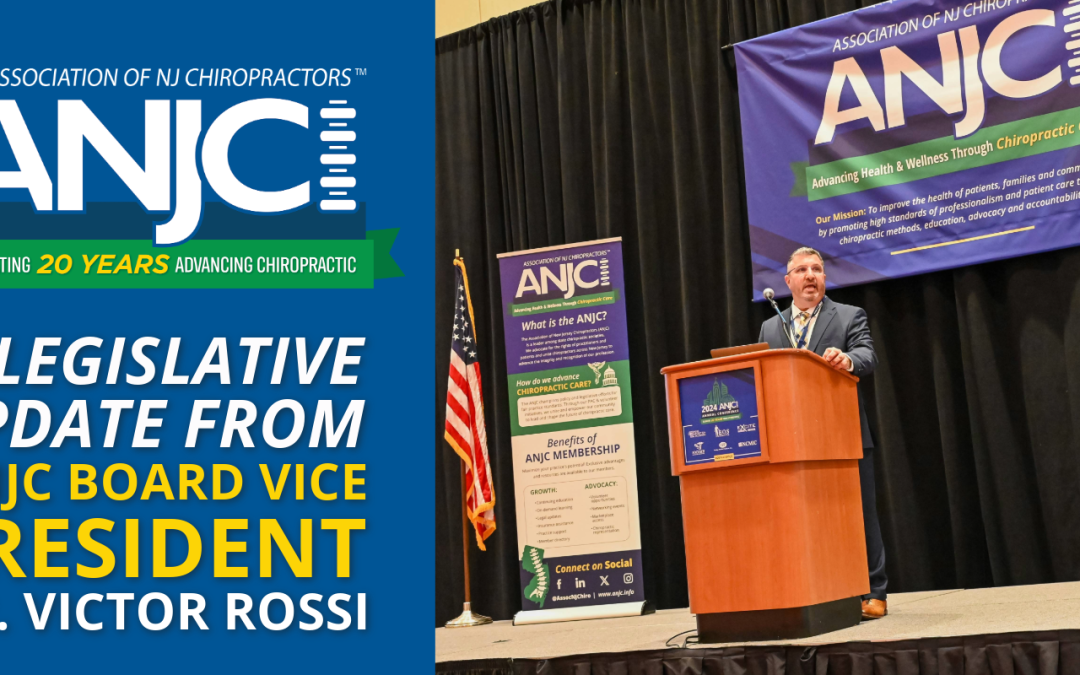 A Legislative Update from ANJC Board Vice President Dr. Victor Rossi
