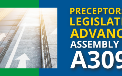 Preceptorship Legislation Advances: Assembly Bill A3099