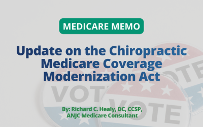 Medicare Memo: Update on the Chiropractic Medicare Coverage Modernization Act
